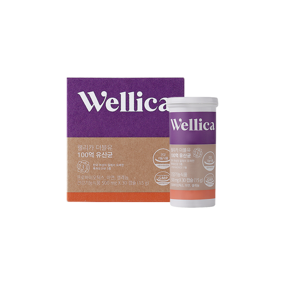 웰리카 더블유 100억 유산균 (30캡슐)